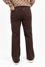 21Jewelz Jeans met gouden details - donkerbruin