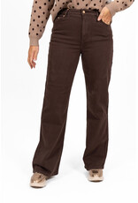 21Jewelz Jeans met gouden details - donkerbruin