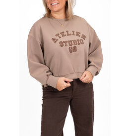21Jewelz Atelier studio sweater - taupe