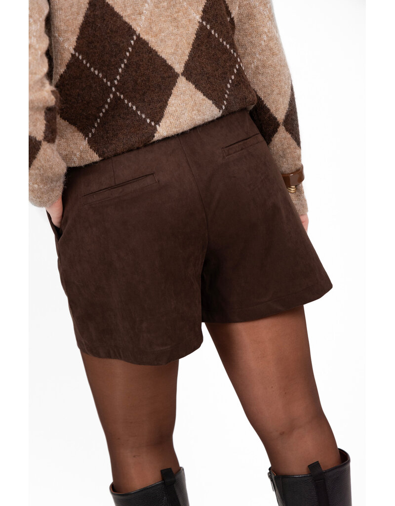 21Jewelz Suede shortje - bruin