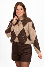 21Jewelz Suede shortje - bruin