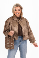 21Jewelz Bomber met structuur - brons