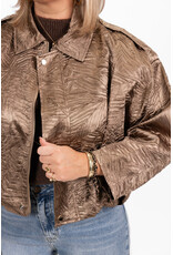 21Jewelz Bomber met structuur - brons