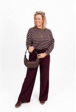 21Jewelz Gestreepte trui bruin roze