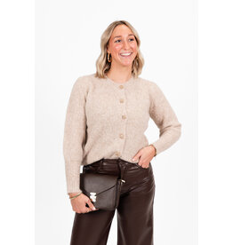 21Jewelz Trui met sierknoopjes - beige