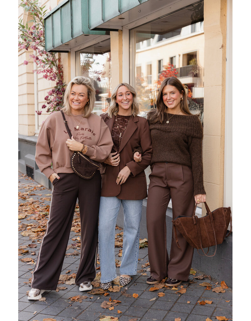 21Jewelz Basic blazer - choco bruin