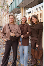 21Jewelz Basic blazer - choco bruin