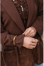 21Jewelz Basic blazer - choco bruin