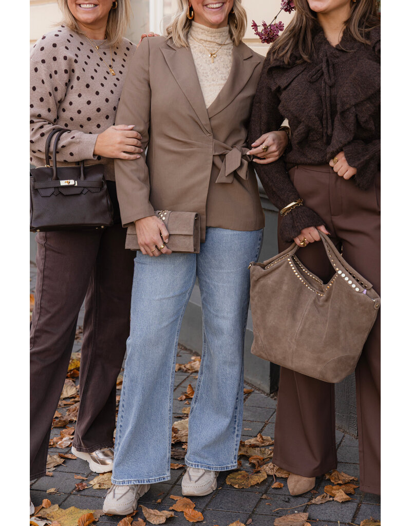 21Jewelz Pantalon met elastiek - bruin