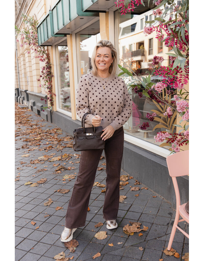 21Jewelz Fashion handtasje met gesp - bruin