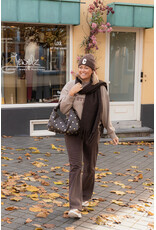 21Jewelz Jeans met gouden details - donkerbruin