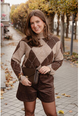 21Jewelz Suede shortje - bruin