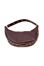 21Jewelz Leren tasje met gouden studs - bordeaux