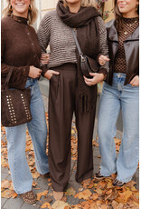 21Jewelz Basic pantalon extra long  - choco bruin