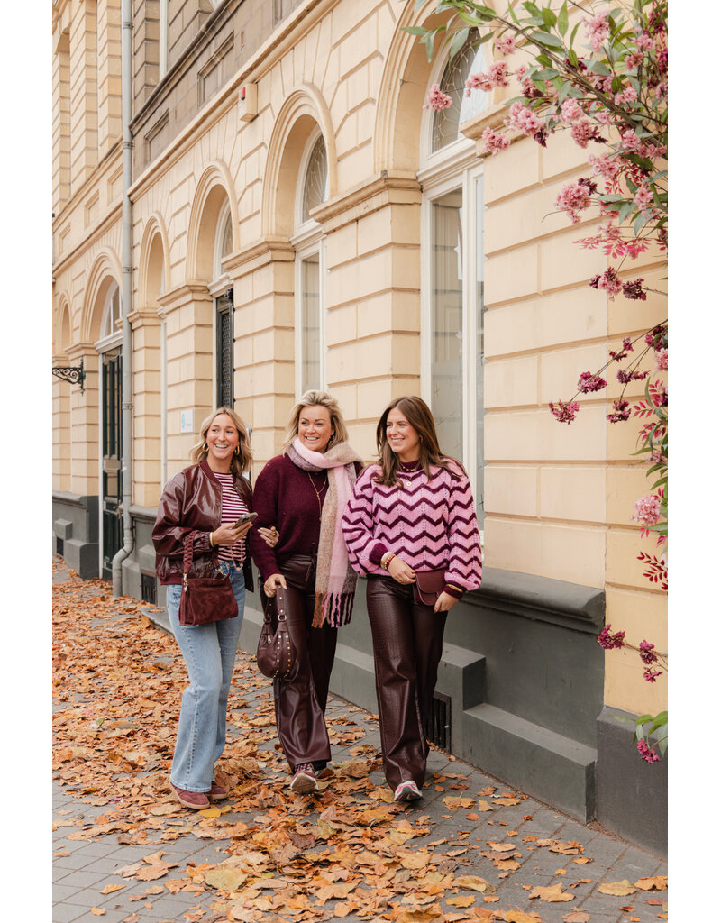 21Jewelz PU bomber - Bordeaux