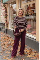 21Jewelz Gestreepte trui bruin roze