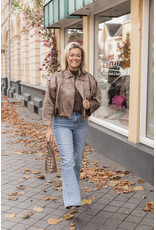 21Jewelz Bomber met structuur - brons