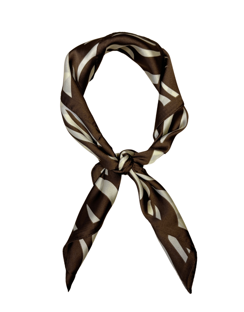 21Jewelz Satijn-look sjaaltje met zebraprint