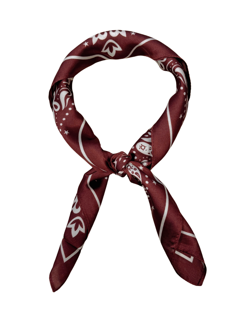 21Jewelz Satijn-look sjaaltje met rode print