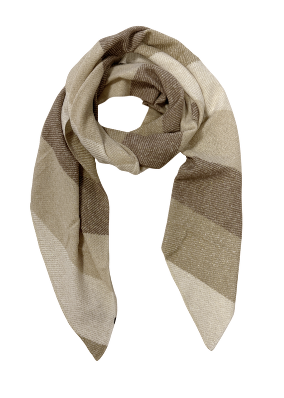 21Jewelz Sjaal met beige/ bruine strepen