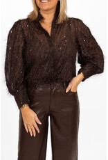 21Jewelz Glitter blouse - bruin