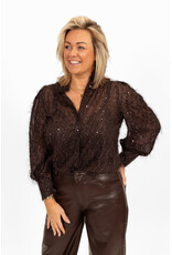 21Jewelz Glitter blouse - bruin