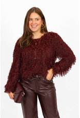 21Jewelz Fluffy top - bordeaux