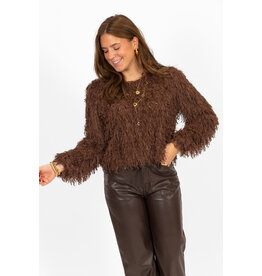21Jewelz Fluffy top - bruin