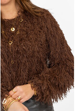 21Jewelz Fluffy top - bruin