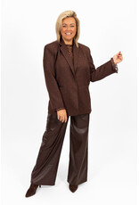 21Jewelz Blazer met steentjes - bruin