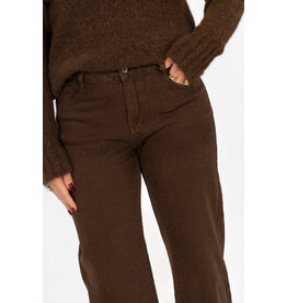 21Jewelz Bruine jeans met strass steentjes