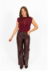 21Jewelz Mouwloze top - bordeaux