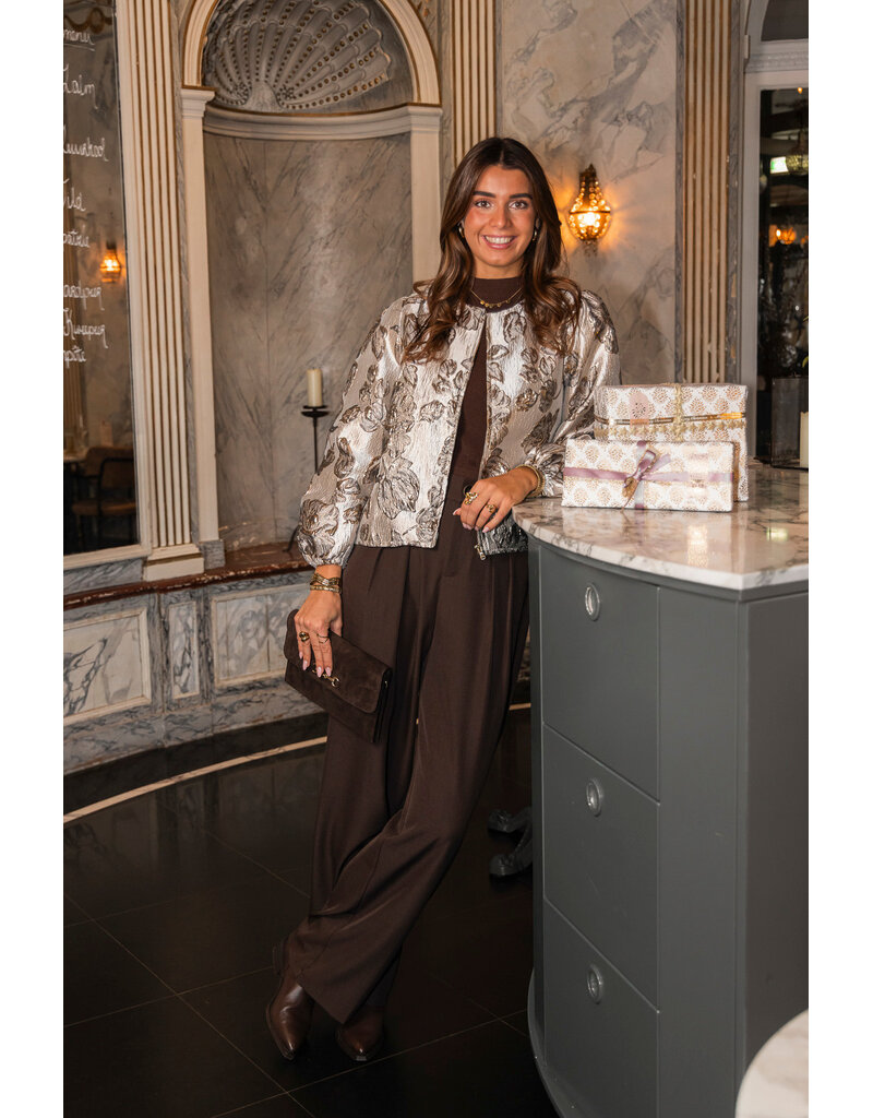 21Jewelz Mouwloze top - bruin