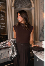 21Jewelz Mouwloze top - bruin