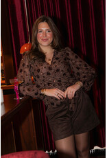 21Jewelz Wikkeltop met pailletten - bruin