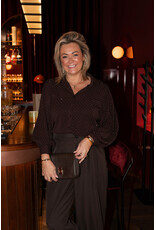 21Jewelz Blouse met steentjes - bruin