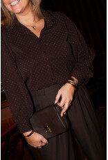 21Jewelz Blouse met steentjes - bruin