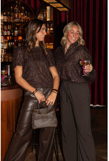 21Jewelz Glitter blouse - bruin