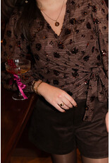 21Jewelz Suede shortje - bruin