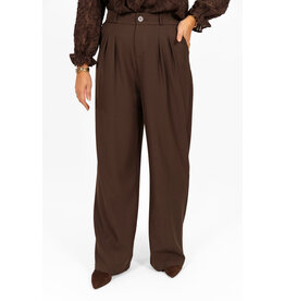 21Jewelz Basic pantalon extra long - choco bruin
