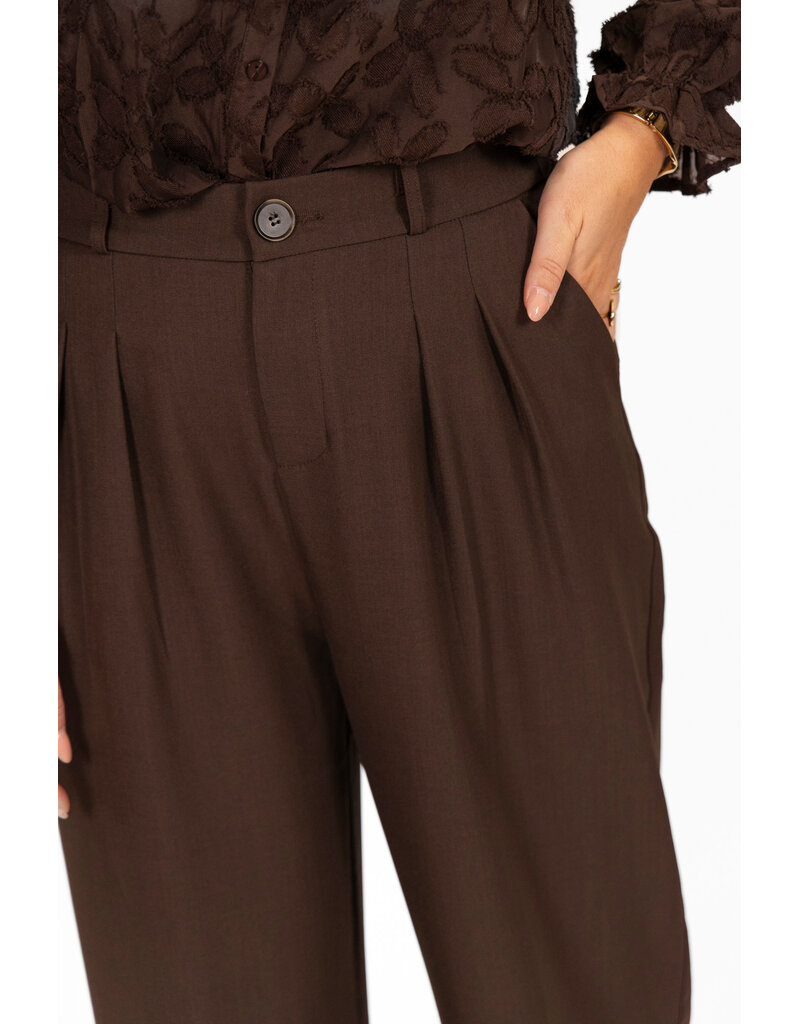 21Jewelz Basic pantalon extra long  - choco bruin