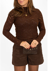 21Jewelz Top met print - bruin