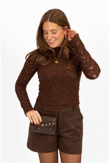21Jewelz Top met print - bruin