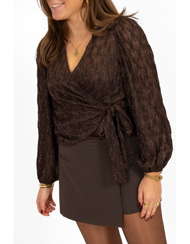 21Jewelz Overslag skort - bruin