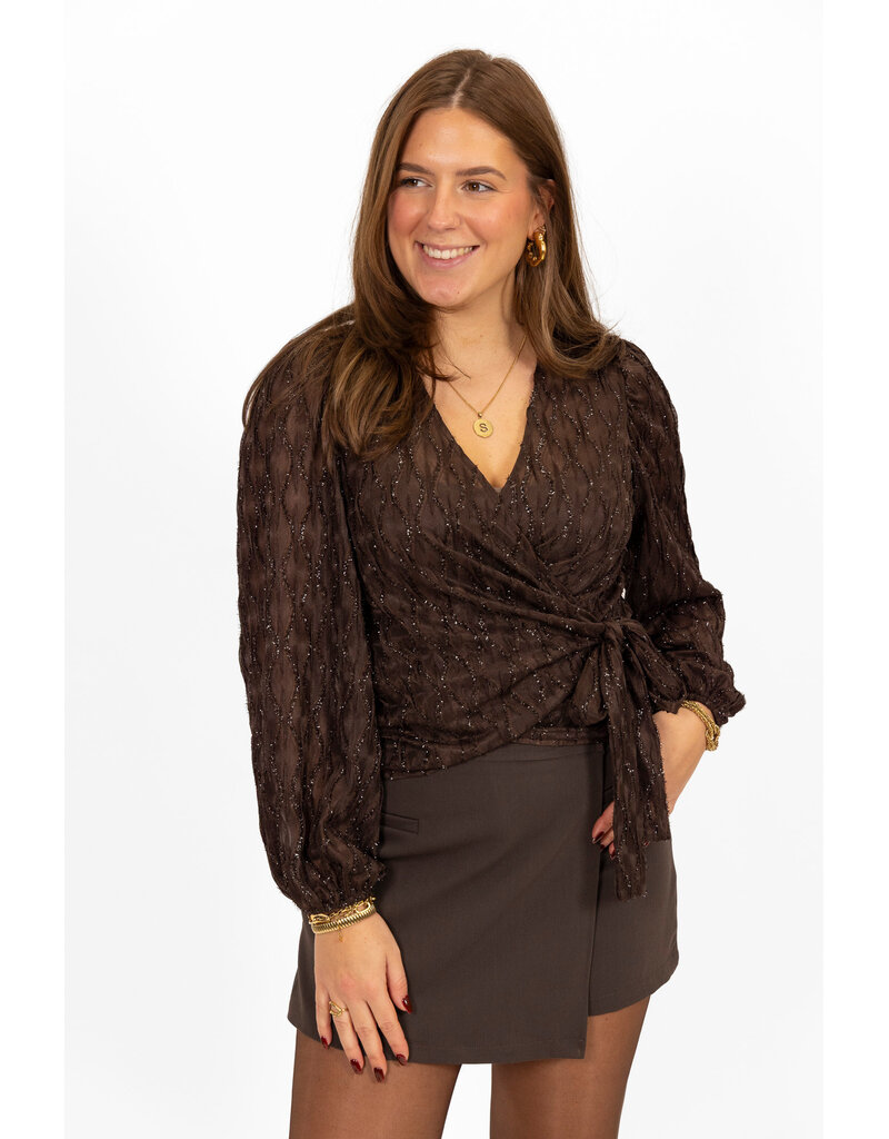 21Jewelz Overslag skort - bruin