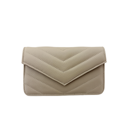 21Jewelz Tasje met gestikt patroon beige