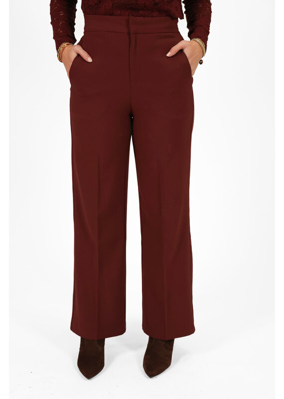21Jewelz Effen basic pantalon - bordeaux