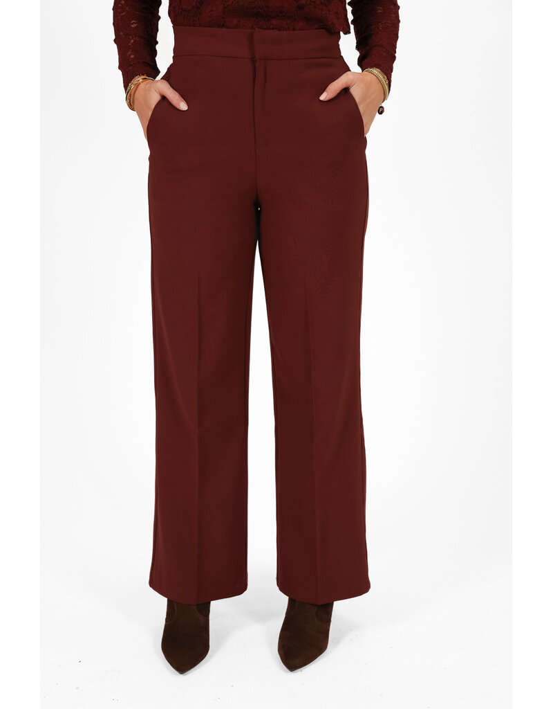 21Jewelz Effen basic pantalon - bordeaux
