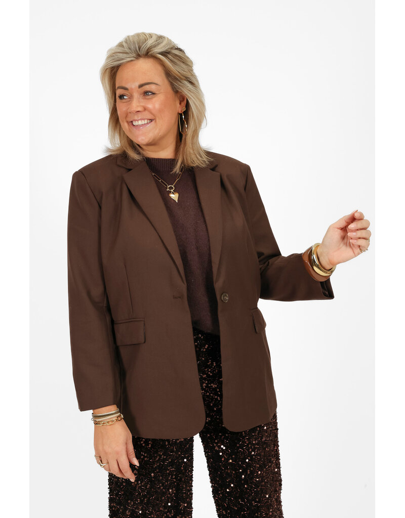 21Jewelz Wollige mouwloze top - bruin