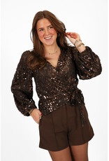 21Jewelz Short met bies - bruin